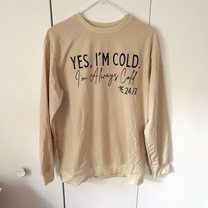 Funny Women’s Sweater, Cute Sweatshirt, Basic Comfortable Loungewear